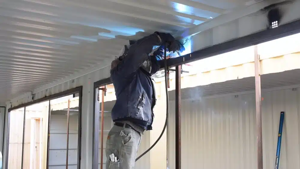 Welding a Container