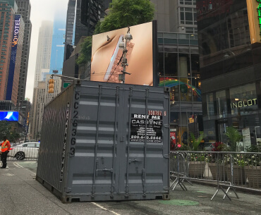 Ground Level Storage Container Building Units in New York - Cassone