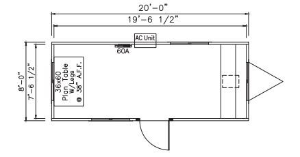 Mobile Unit CA 824 Layout