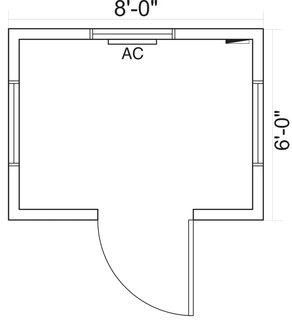 Security/Guard Booth 6X8
