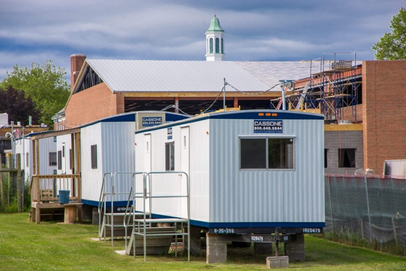 Office Trailers CA 8' x 36' Bridgehampton school