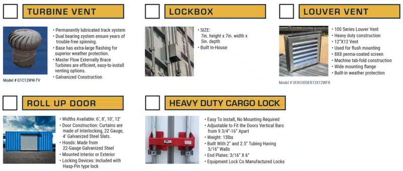 Cassone Ground Level Options