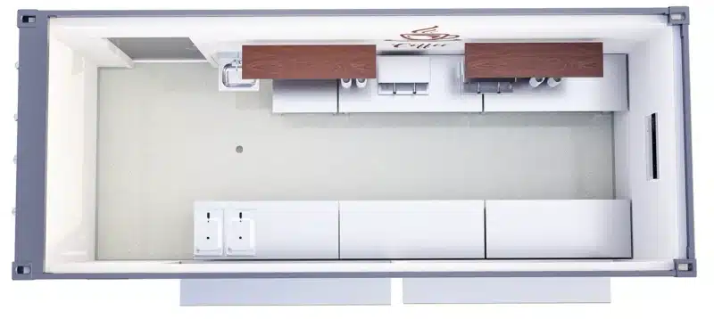 Concession 8x20 3D Floor plan white