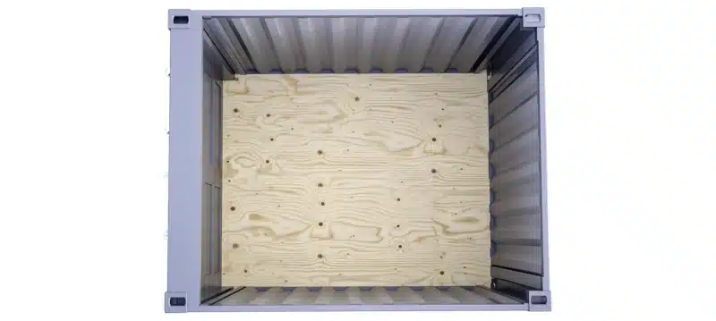 Ground Level Storage Unit 3D Floor Plan 8x10