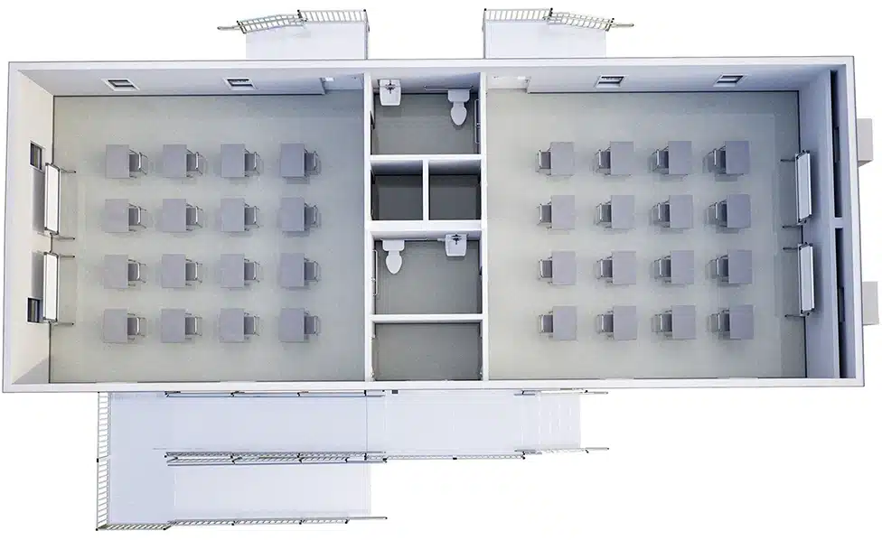 Modular Classrooms 3D Floor Plan
