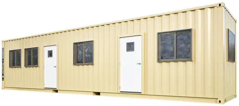 40ft two room office container model OC 8x40 image 2