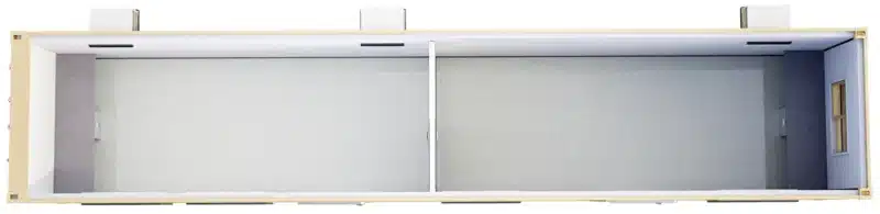 40ft two room office container 3D floor plan model OC 8x40