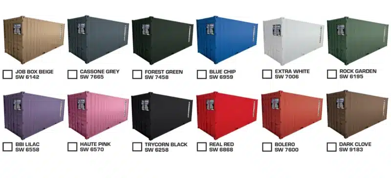Ground Level Storage 10' Color Options