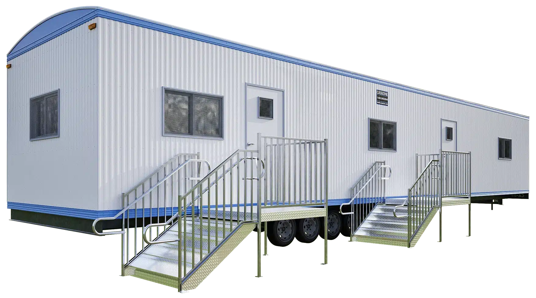 Office Trailer Mobile Unit 12' x 60' - Cassone