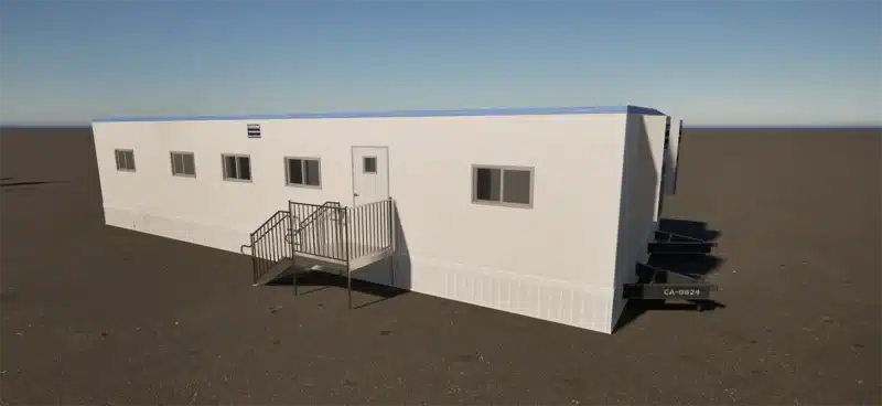 PS Office Trailer CA 24x60