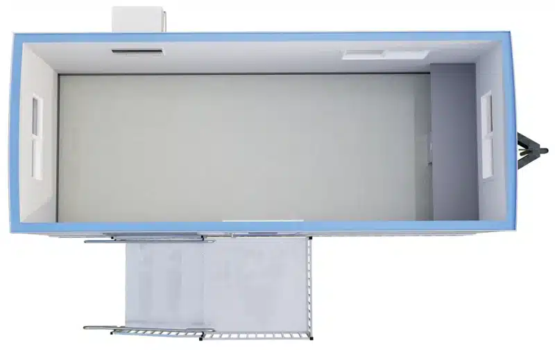 PS Office Trailer CA 8x24 3D floor plan