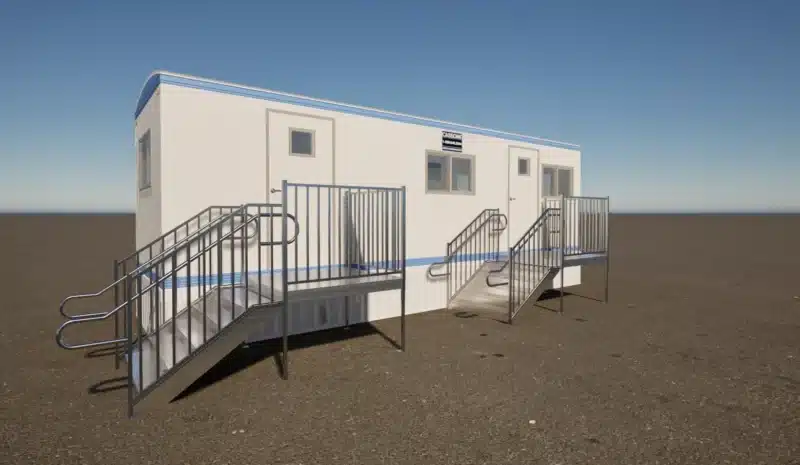 Office Trailer Mobile Unit CA 8' x 32' Cassone