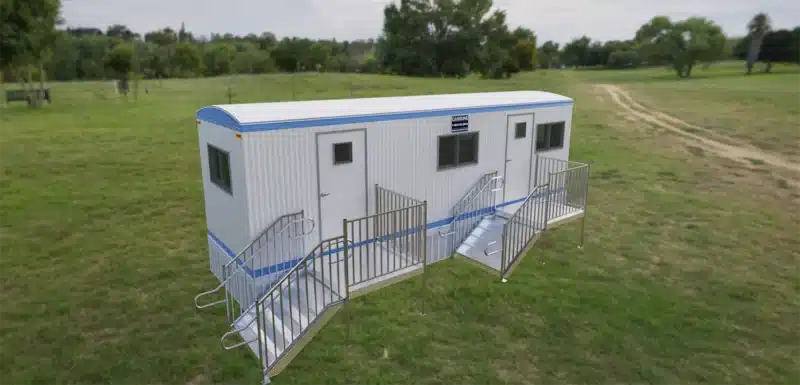 Office Trailer Mobile Unit CA 8' x 32' Outdoor