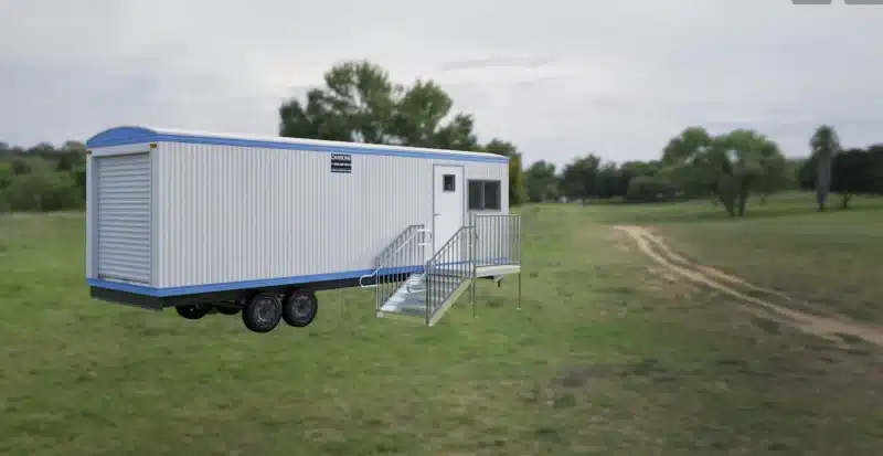 Office Trailer Mobile Unit DA 8' x 32' COMBO