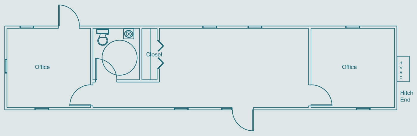 Cassone Signature Series Trailers TO 12' x 60' floorplan