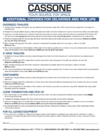 add charges pick up